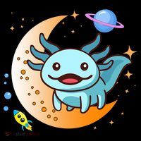 Cute Space Axolotl- I Axolotl Questions Coffee Mug thumb 5