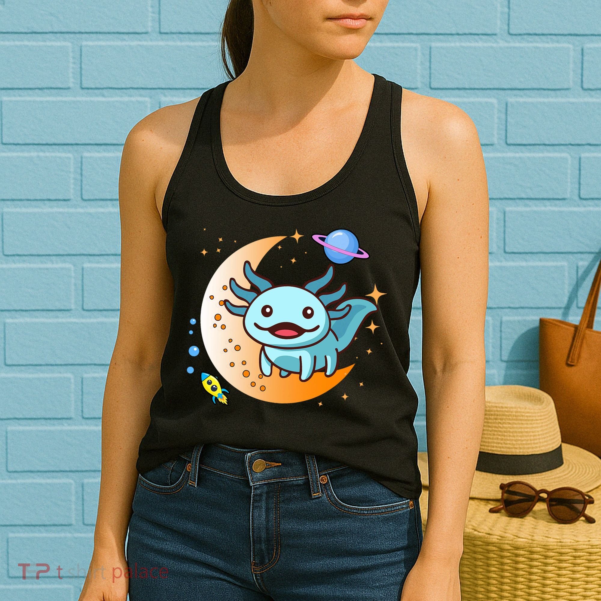 Cute Space Axolotl- I Axolotl Questions Women's Tank Top