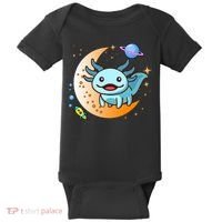 Cute Space Axolotl- I Axolotl Questions Baby Bodysuit thumb 0