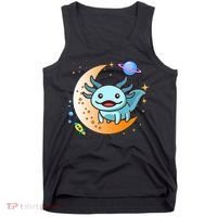 Cute Space Axolotl- I Axolotl Questions Tank Top thumb 0