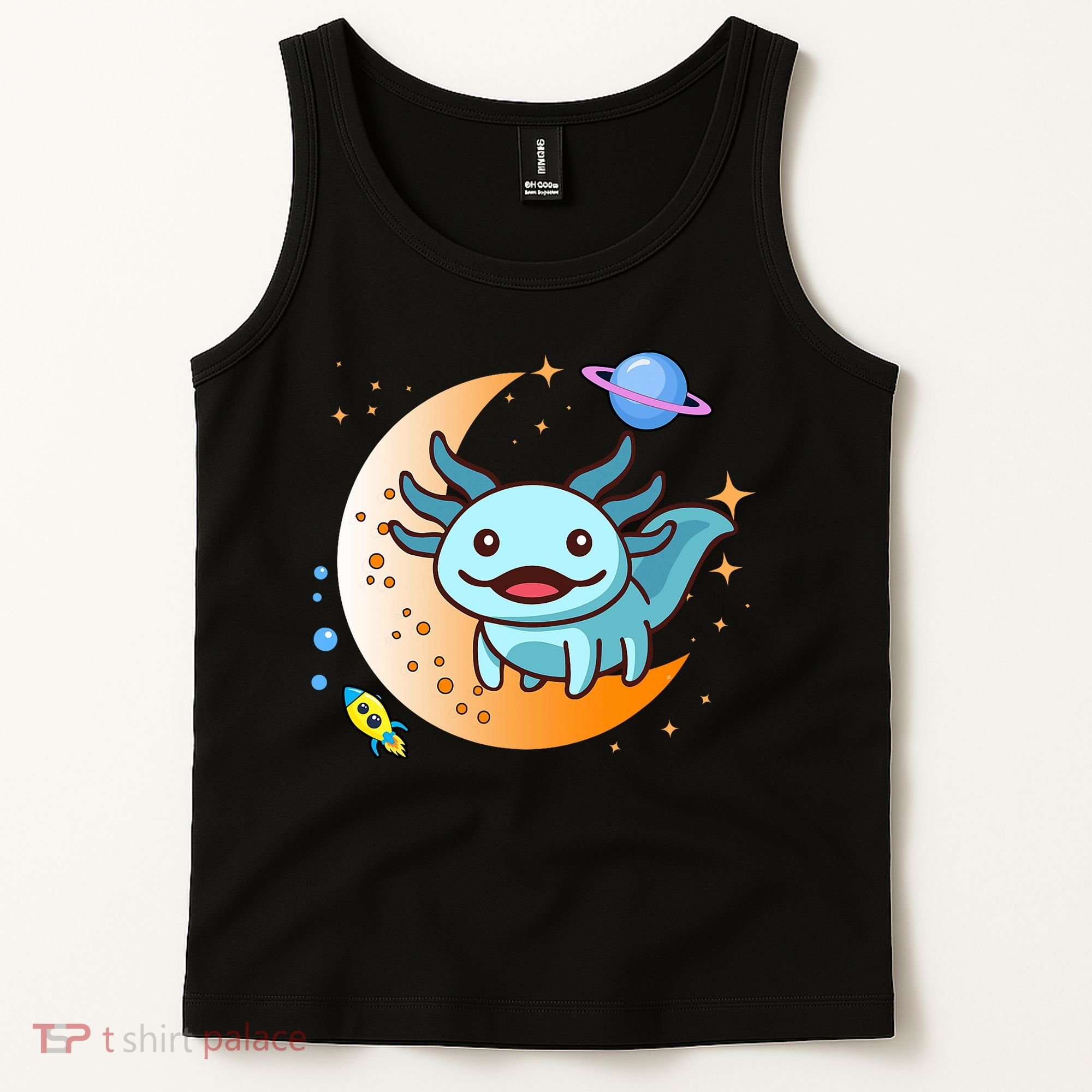Cute Space Axolotl- I Axolotl Questions Tank Top