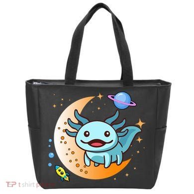 Cute Space Axolotl- I Axolotl Questions Tote Bag
