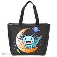 Cute Space Axolotl- I Axolotl Questions Tote Bag thumb 0