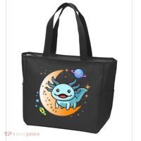Cute Space Axolotl- I Axolotl Questions Tote Bag thumb 3