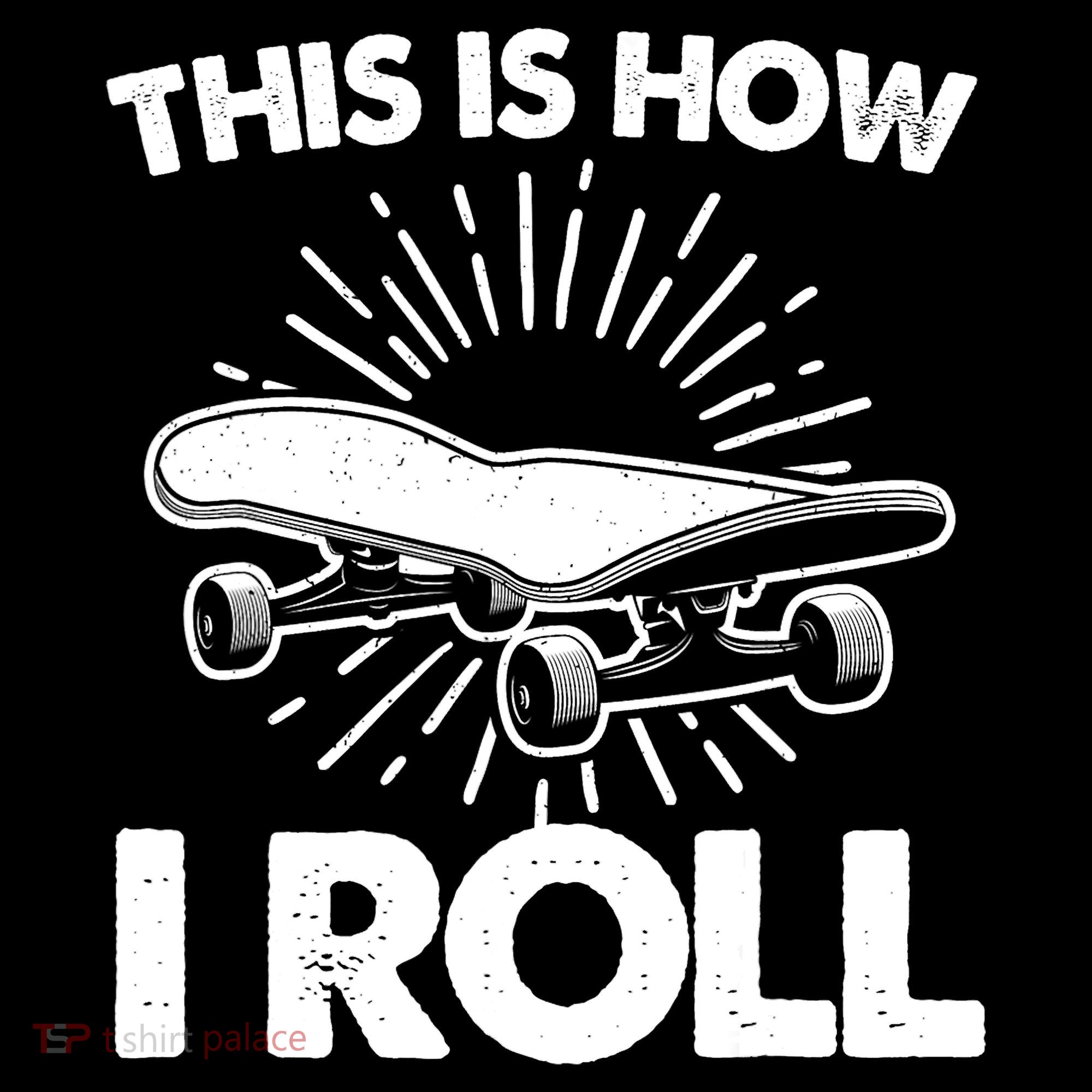 Cool Skateboard Art This Is How I Roll Skateboarding Doggie Tank