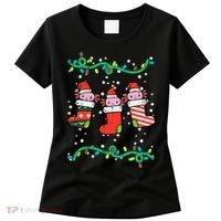 Christmas Stockings Axolotls Cute Xmas Girl Women's T-Shirt thumb 0
