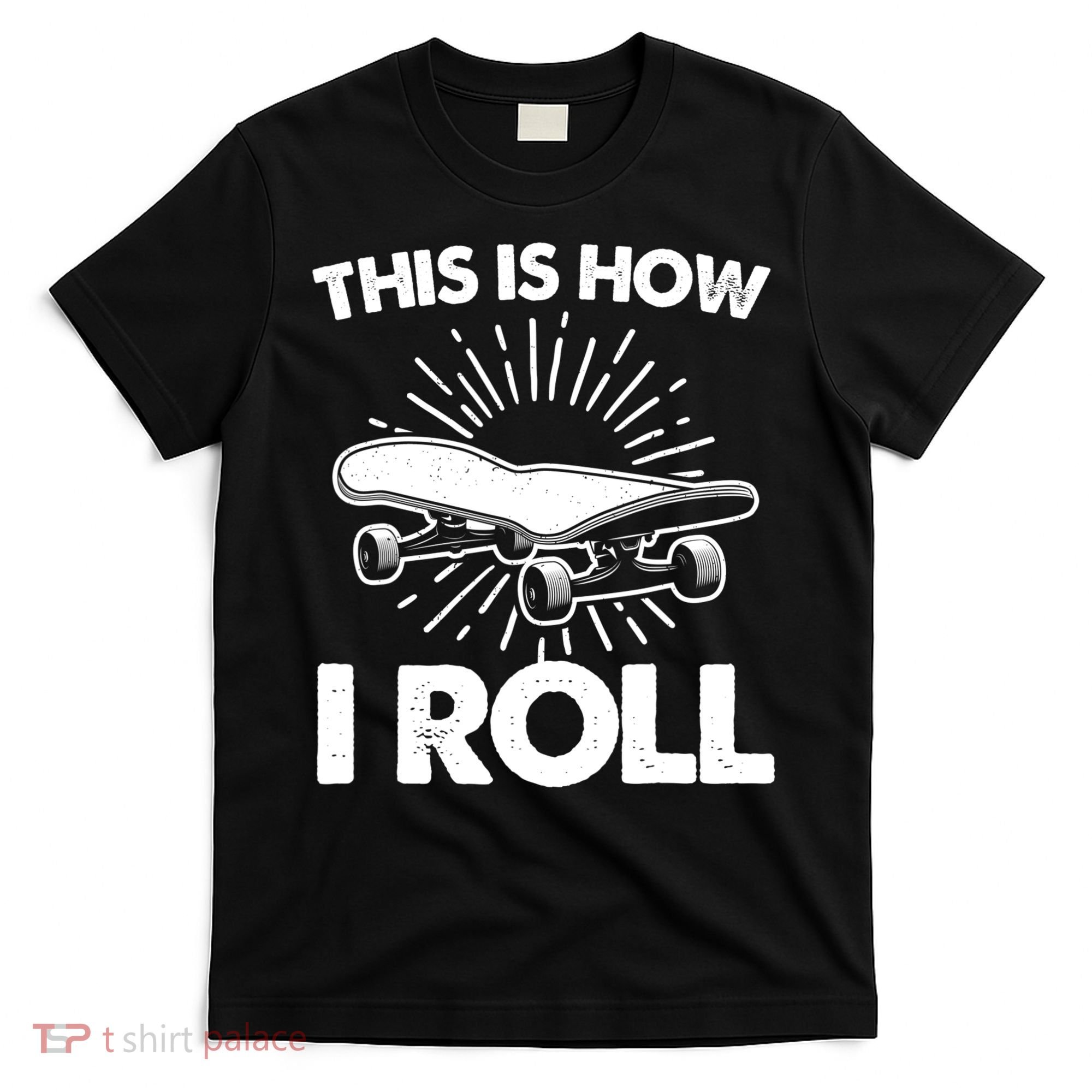 Cool Skateboard Art For Women Boys Girls Skateboarding T-Shirt