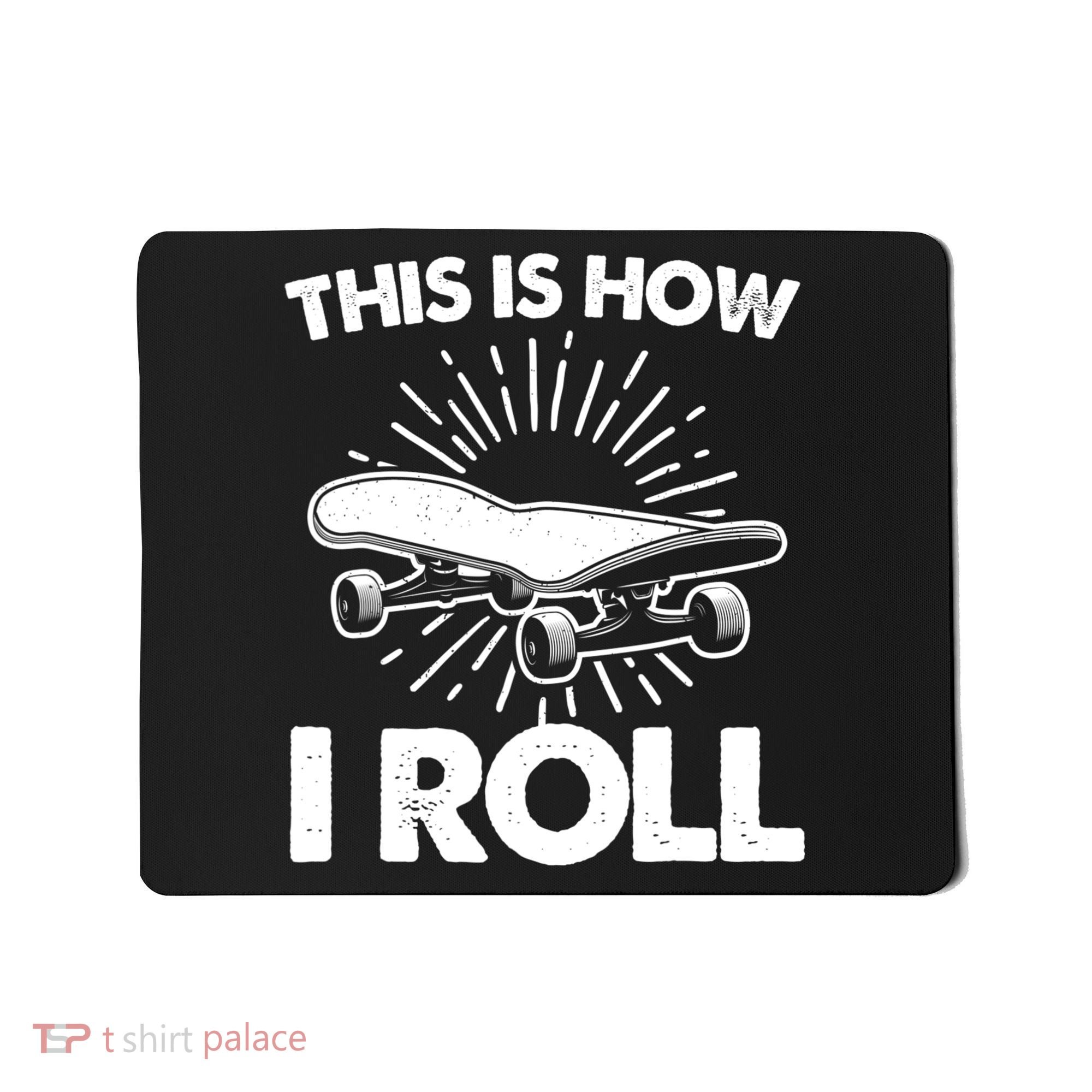 Cool Skateboard Art For Women Boys Girls Skateboarding Mousepad