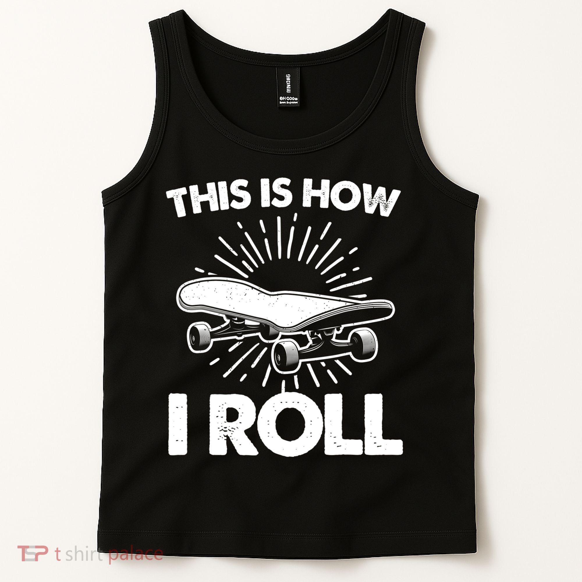 Cool Skateboard Art For Women Boys Girls Skateboarding Tank Top