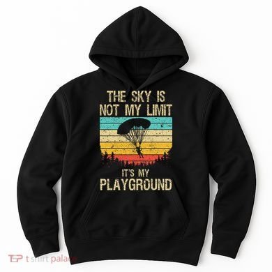 Cool Skydiving Art For Women Skydive Parachute Skydiver Hoodie