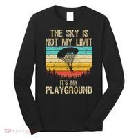 Cool Skydiving Art For Women Skydive Parachute Skydiver Long Sleeve Shirt thumb 0