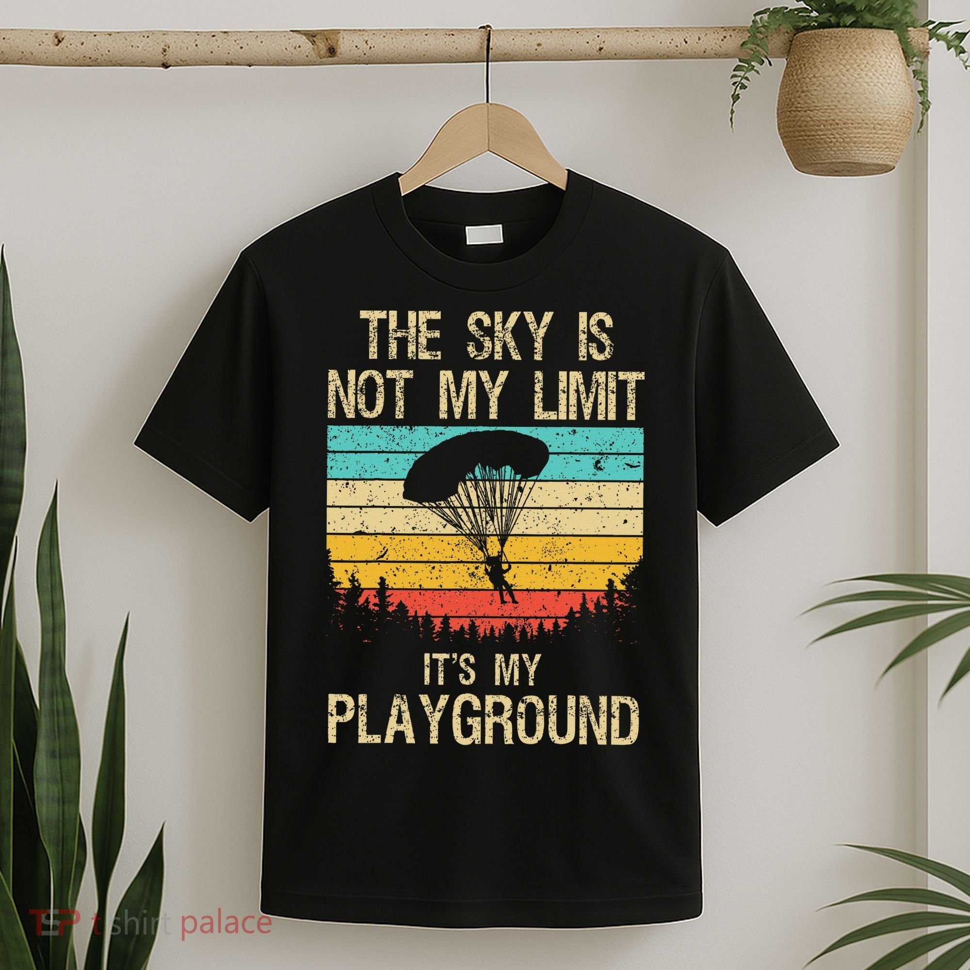 Cool Skydiving Art For Women Skydive Parachute Skydiver T-Shirt