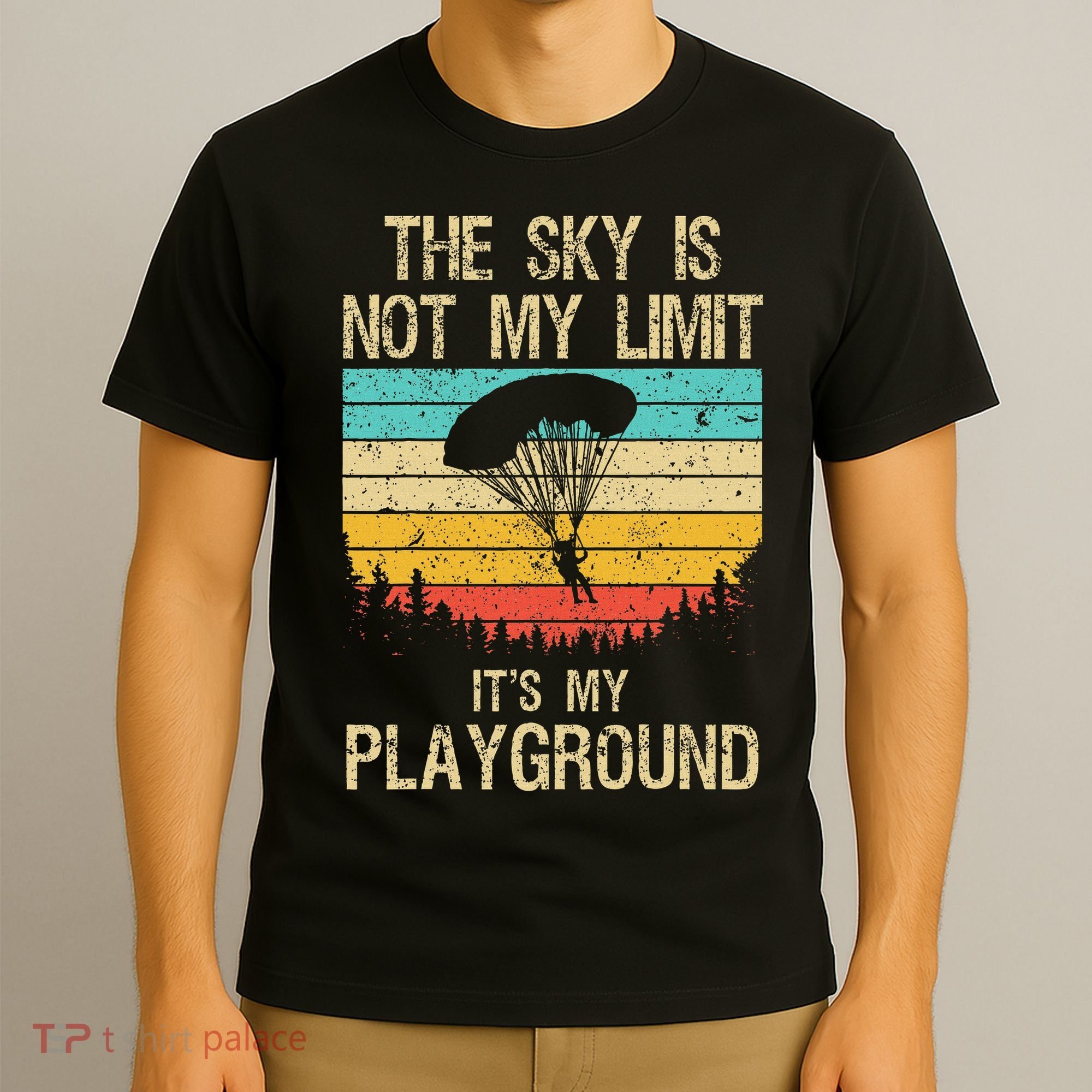 Cool Skydiving Art For Women Skydive Parachute Skydiver T-Shirt
