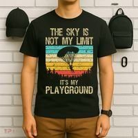 Cool Skydiving Art For Women Skydive Parachute Skydiver T-Shirt thumb 6