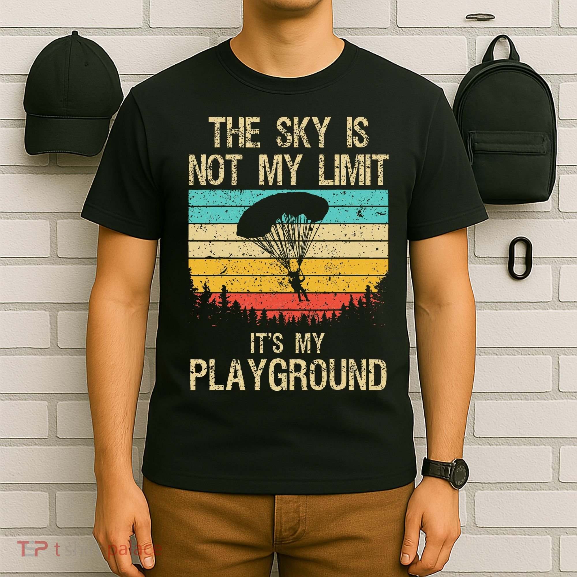 Cool Skydiving Art For Women Skydive Parachute Skydiver T-Shirt
