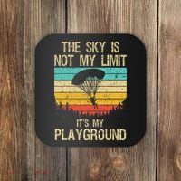 Cool Skydiving Art For Women Skydive Parachute Skydiver Coaster thumb 0