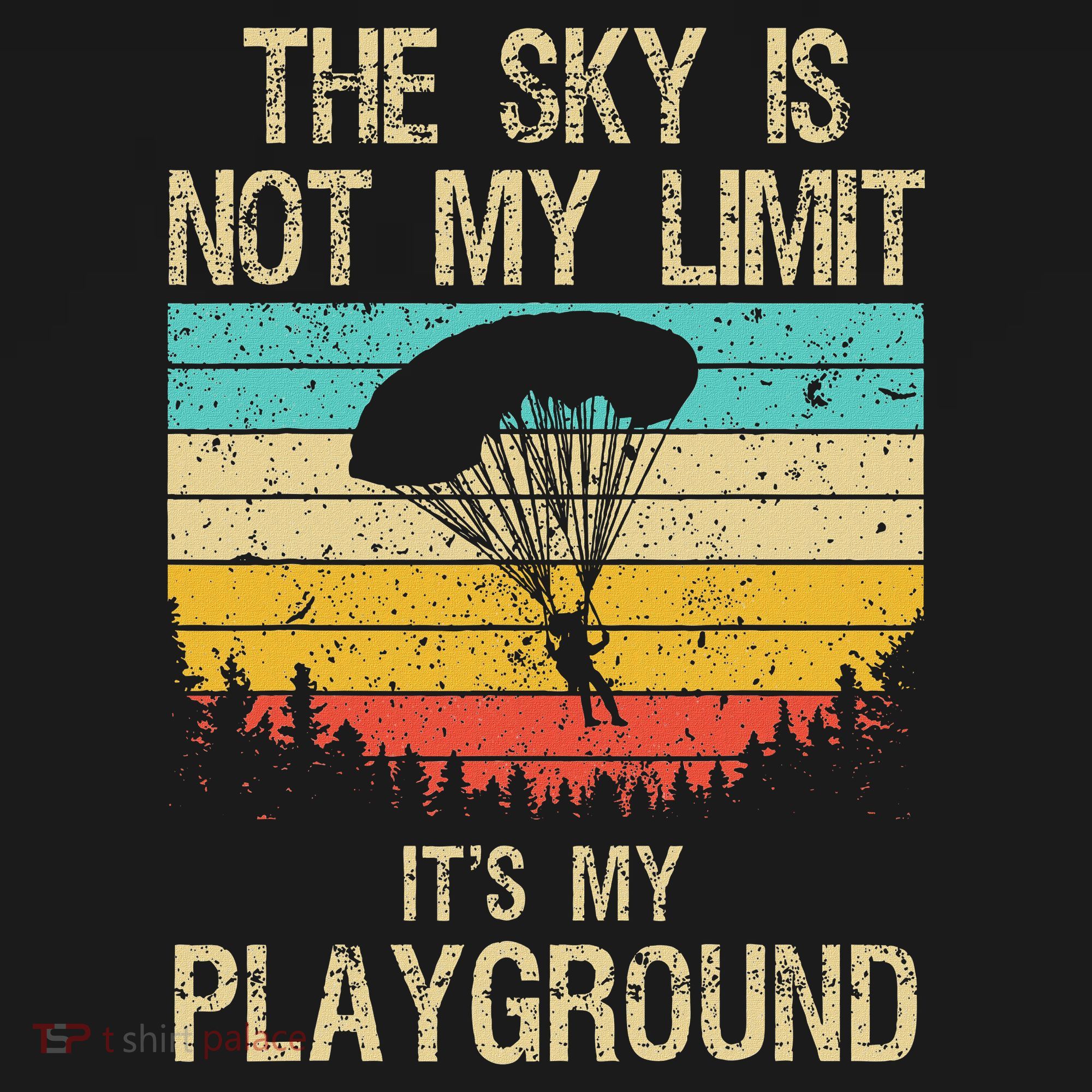 Cool Skydiving Art For Women Skydive Parachute Skydiver Tall Sweatshirt