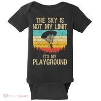Cool Skydiving Art For Women Skydive Parachute Skydiver Baby Bodysuit thumb 0