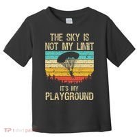 Cool Skydiving Art For Women Skydive Parachute Skydiver Toddler T-Shirt thumb 0
