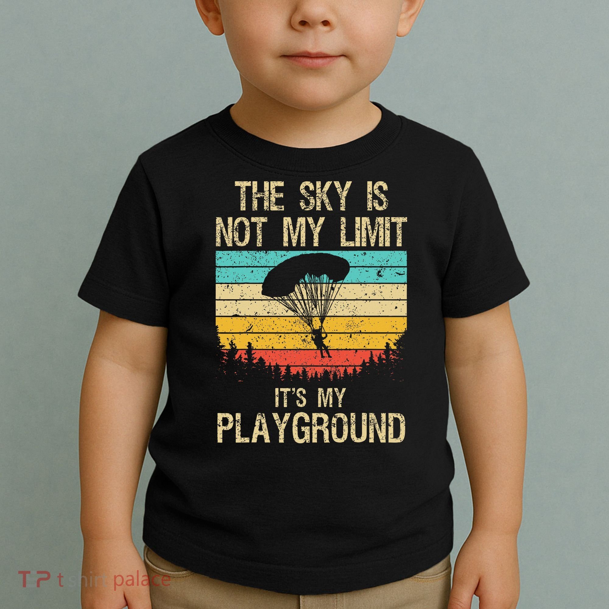 Cool Skydiving Art For Women Skydive Parachute Skydiver Toddler T-Shirt