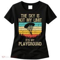 Cool Skydiving Art For Women Skydive Parachute Skydiver Women's T-Shirt thumb 0