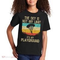 Cool Skydiving Art For Women Skydive Parachute Skydiver Kids T-Shirt thumb 2