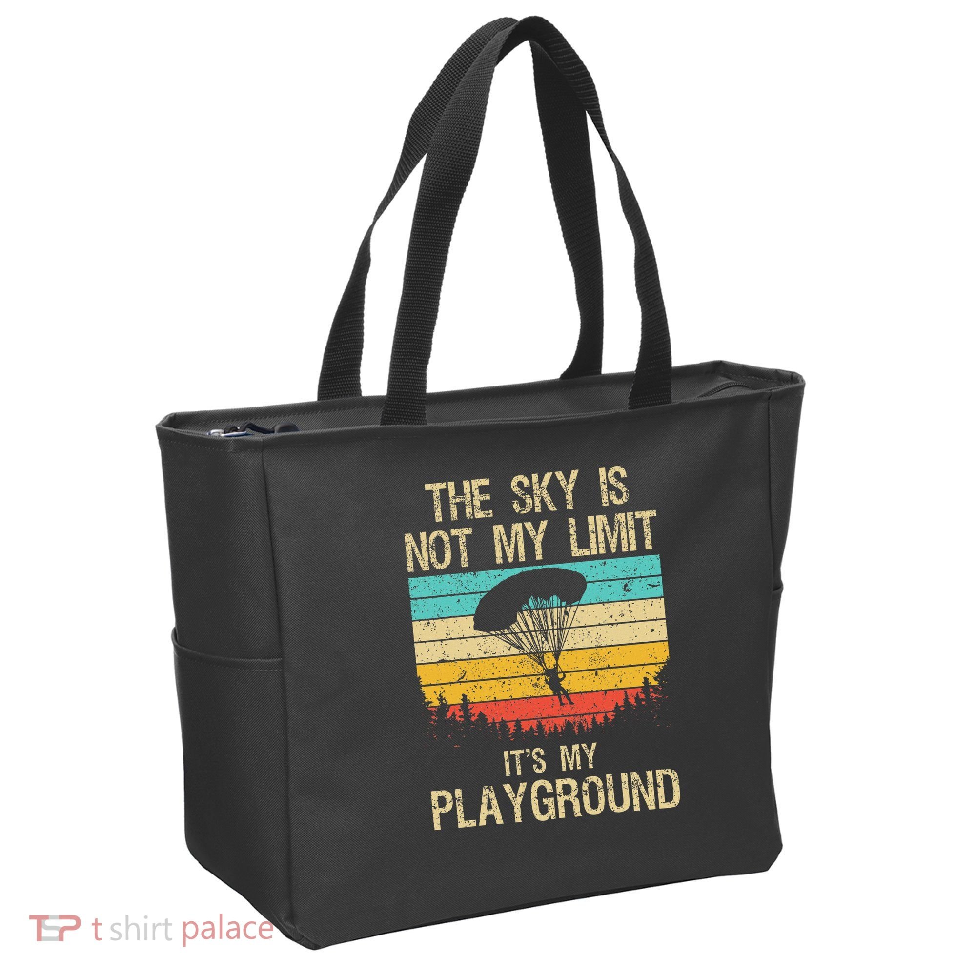 Cool Skydiving Art For Women Skydive Parachute Skydiver Tote Bag