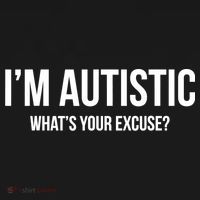 Cool Sarcastic Autism Gift I'm Autistic What's Your Excuse Kids Hoodie thumb 5