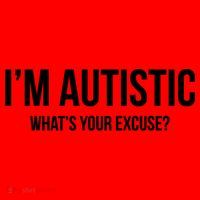 Cool Sarcastic Autism Gift I'm Autistic What's Your Excuse Santa Hat thumb 1