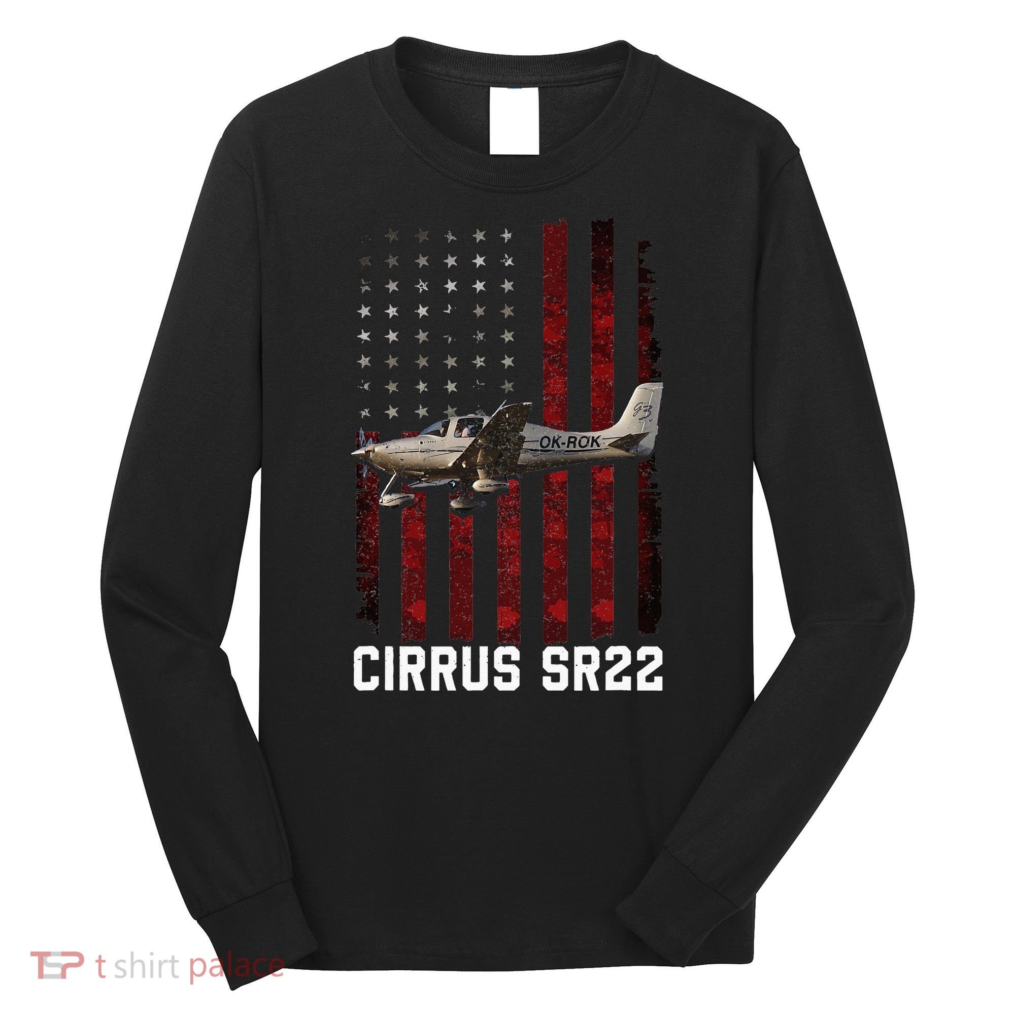 Cirrus Sr22 Aircraft Long Sleeve Shirt