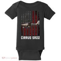 Cirrus Sr22 Aircraft Baby Bodysuit thumb 0