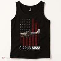 Cirrus Sr22 Aircraft Tank Top thumb 2