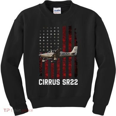 Cirrus Sr22 Aircraft Kids Sweatshirt