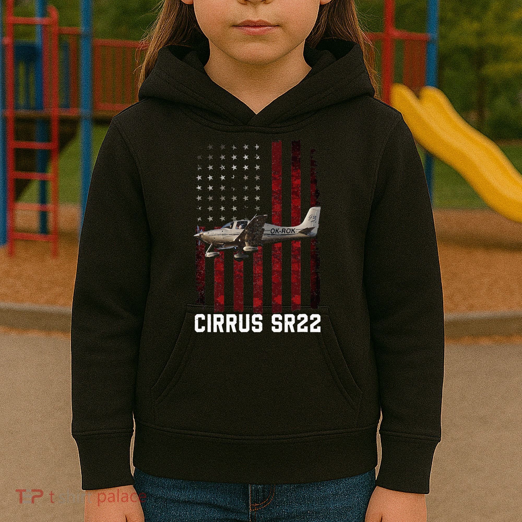 Cirrus Sr22 Aircraft Kids Hoodie