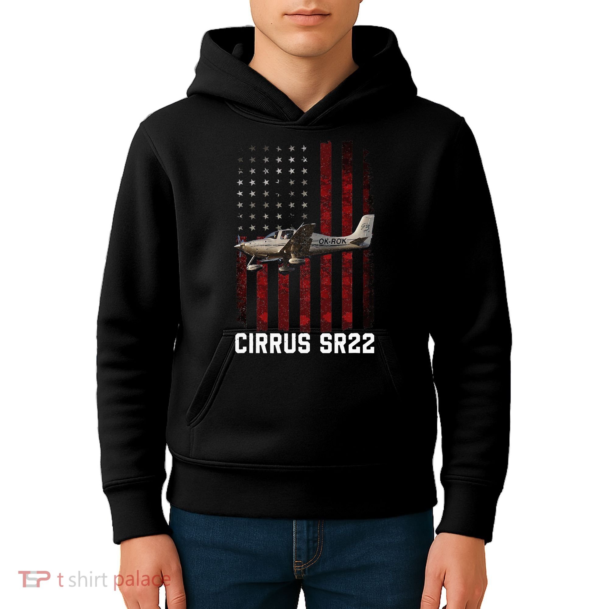 Cirrus Sr22 Aircraft Kids Hoodie