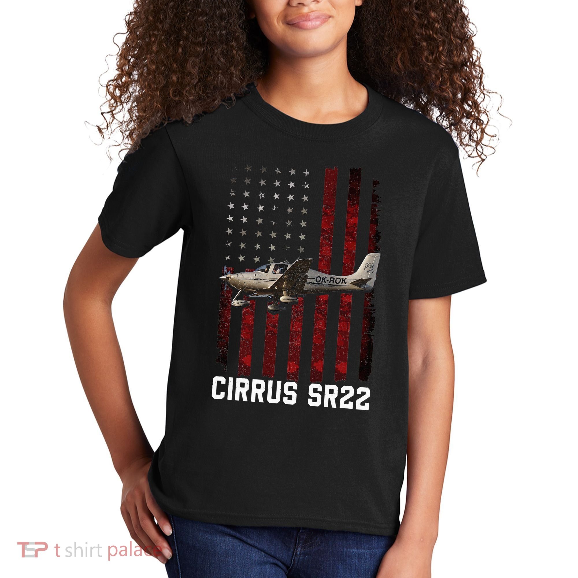 Cirrus Sr22 Aircraft Kids T-Shirt