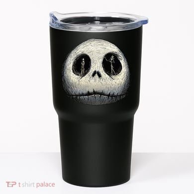 Christmas Sally And Jack Face Tumbler
