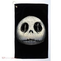 Christmas Sally And Jack Face Golf Towel thumb 0