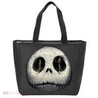Christmas Sally And Jack Face Tote Bag thumb 0