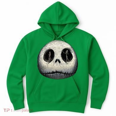 Christmas Sally And Jack Face Hoodie