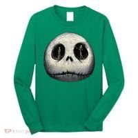 Christmas Sally And Jack Face Long Sleeve Shirt thumb 0