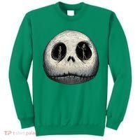 Christmas Sally And Jack Face Sweatshirt thumb 0