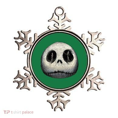 Christmas Sally And Jack Face Ornament