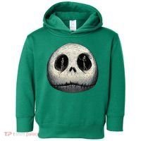 Christmas Sally And Jack Face Toddler Hoodie thumb 0