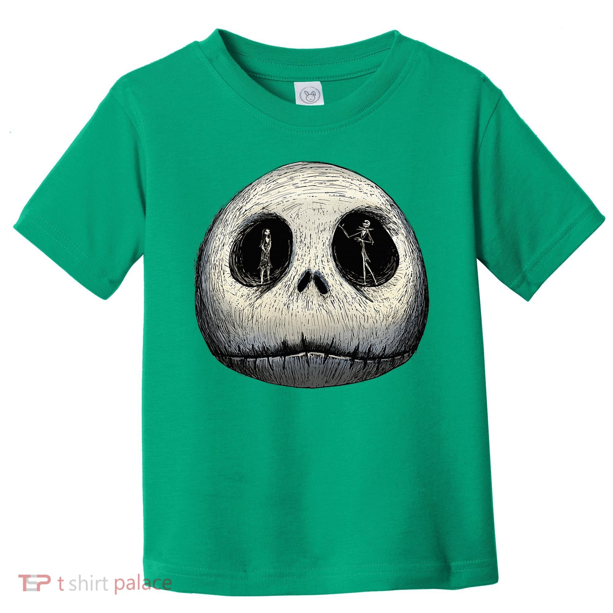 Christmas Sally And Jack Face Toddler T-Shirt