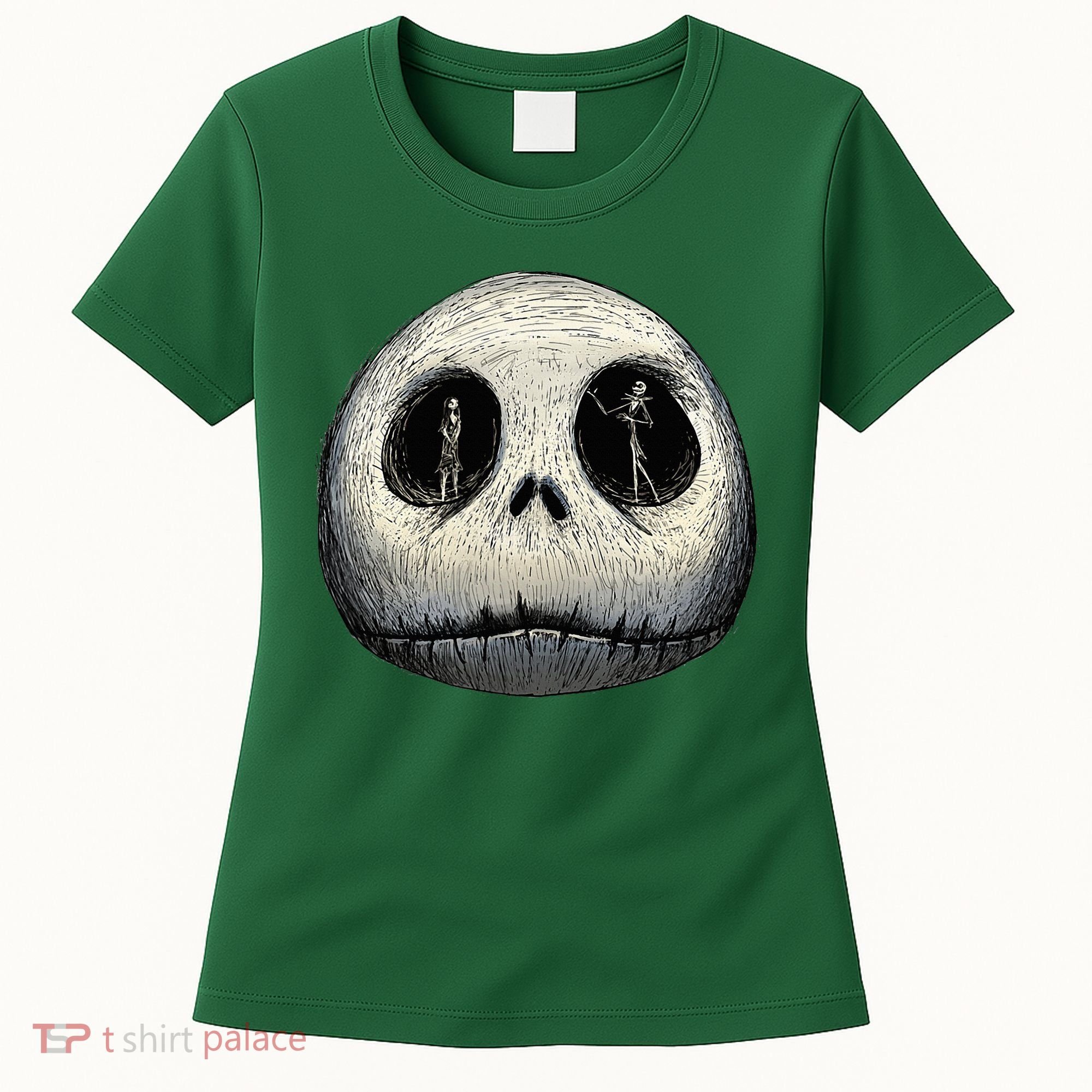 Christmas Sally And Jack Face Women's T-Shirt