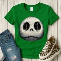 Christmas Sally And Jack Face Women's T-Shirt thumb 3