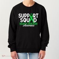 Cancer Support Awareness Squad I TBI Traumatic Brain Injury Women's Sweatshirt thumb 0
