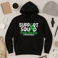 Cancer Support Awareness Squad I TBI Traumatic Brain Injury Hoodie thumb 3