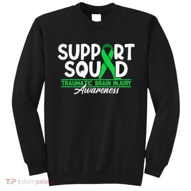 Cancer Support Awareness Squad I TBI Traumatic Brain Injury Sweatshirt